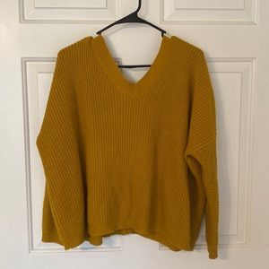 Mustard yellow sweater